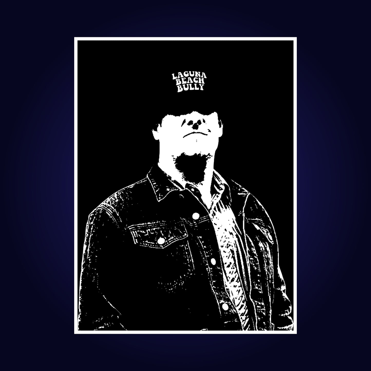 Grungy Laguna Beach Bully Organic Tee