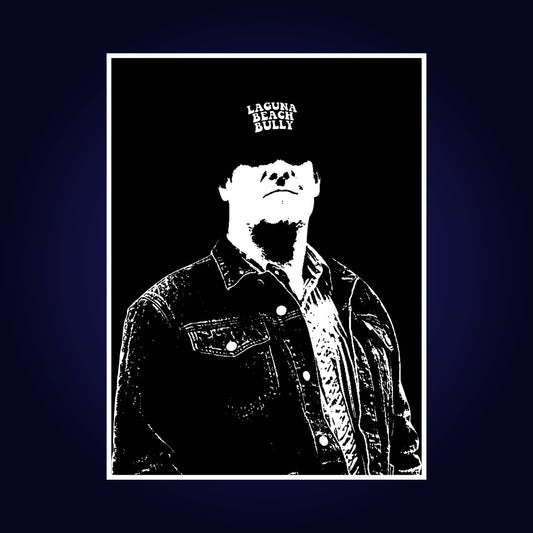 Grungy Laguna Beach Bully Organic Tee